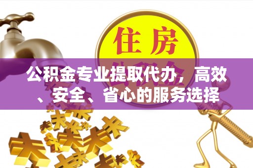 资兴公积金专业提取代办，高效、安全、省心的服务选择