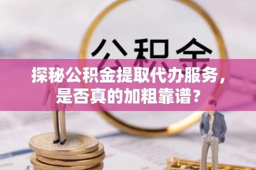 资兴探秘公积金提取代办服务，是否真的加粗靠谱？