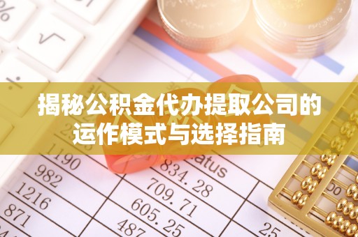资兴揭秘公积金代办提取公司的运作模式与选择指南