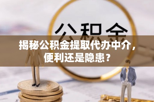 资兴揭秘公积金提取代办中介，便利还是隐患？