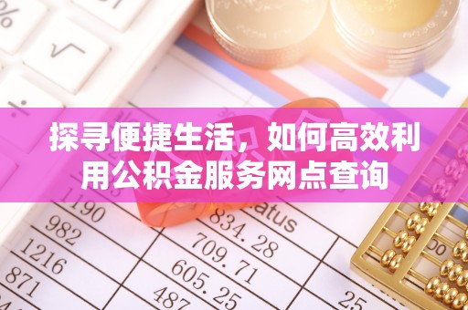 资兴探寻便捷生活，如何高效利用公积金服务网点查询