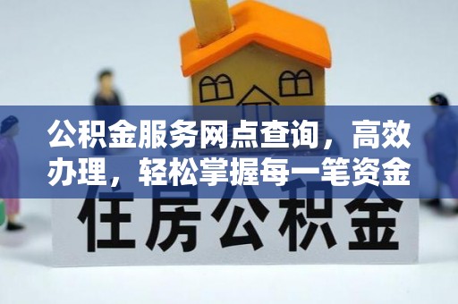 资兴公积金服务网点查询，高效办理，轻松掌握每一笔资金动态