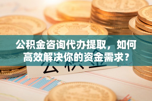 资兴公积金咨询代办提取，如何高效解决你的资金需求？