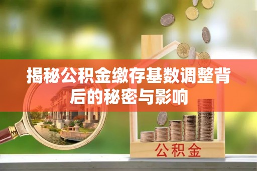 资兴揭秘公积金缴存基数调整背后的秘密与影响