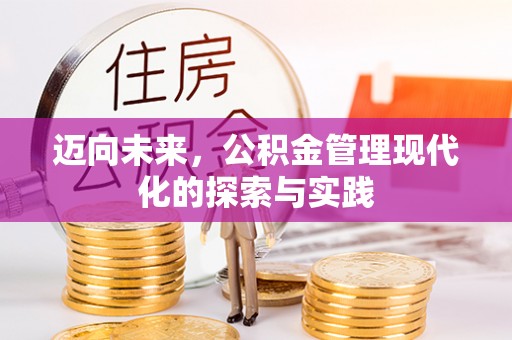 资兴迈向未来，公积金管理现代化的探索与实践