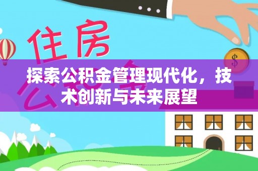 资兴探索公积金管理现代化，技术创新与未来展望