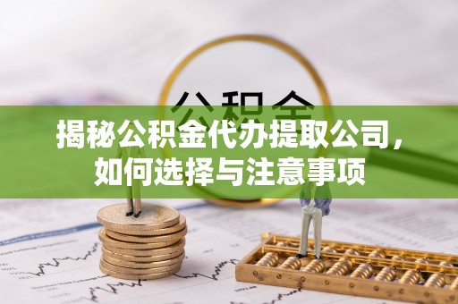 资兴揭秘公积金代办提取公司，如何选择与注意事项